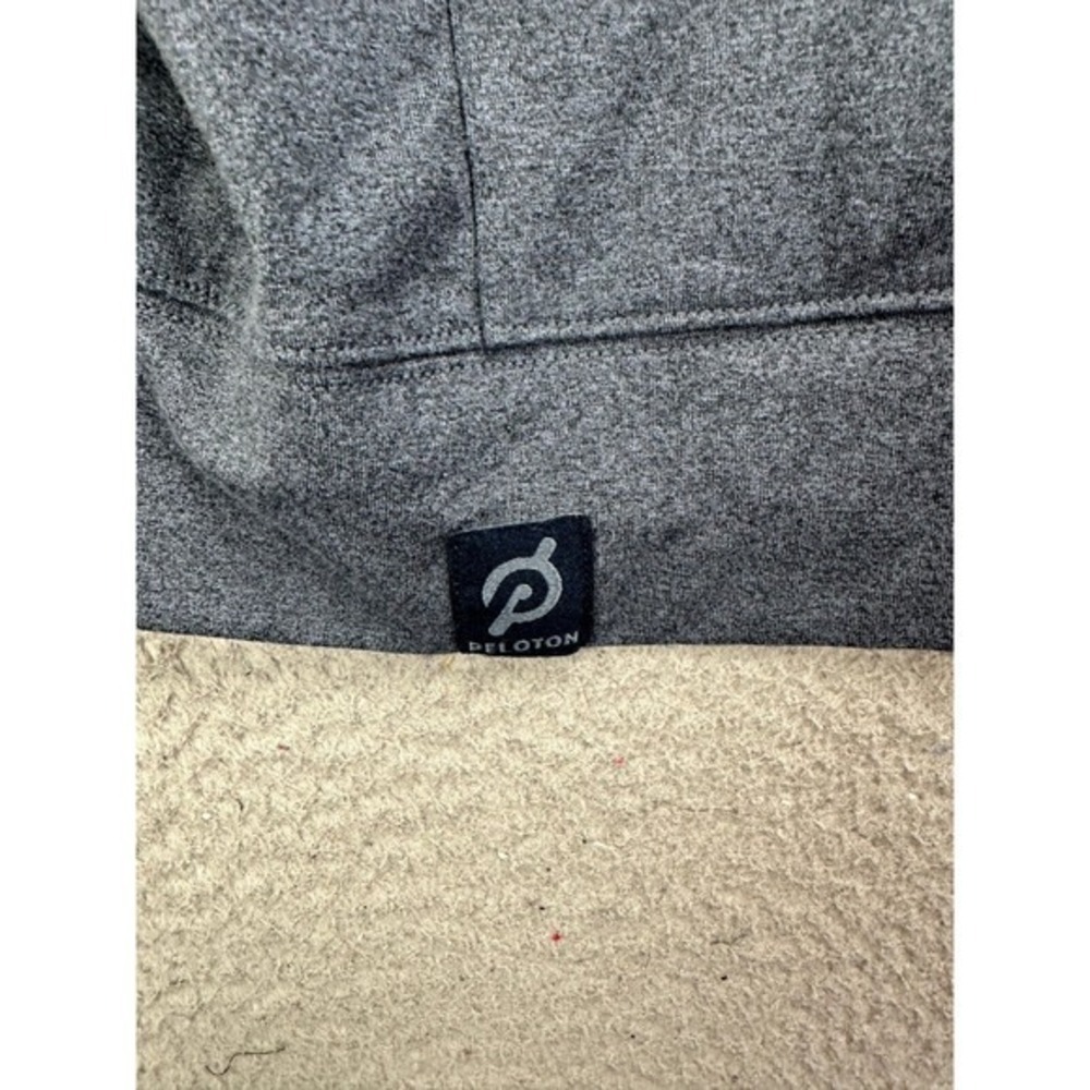 Peloton Sweater Adult Medium Blue Full Zip Hoodie Sweatshirt Drawstring Womens - Picture 6 of 10